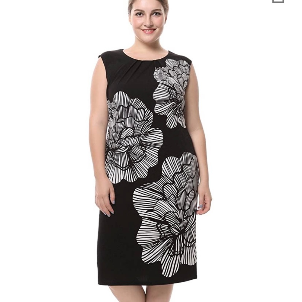 Floral Printed Sleeveless Dress